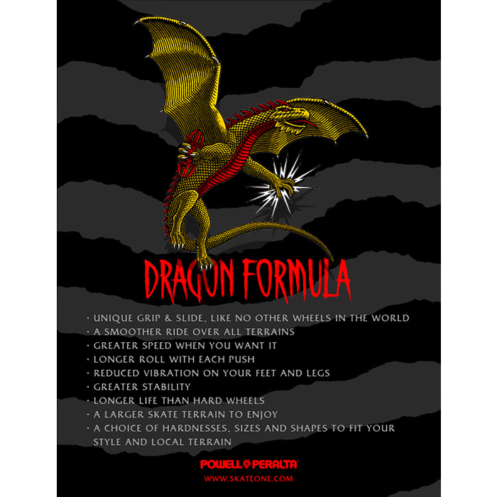 Powell Peralta Dragon Formula 93a, White | Apparition